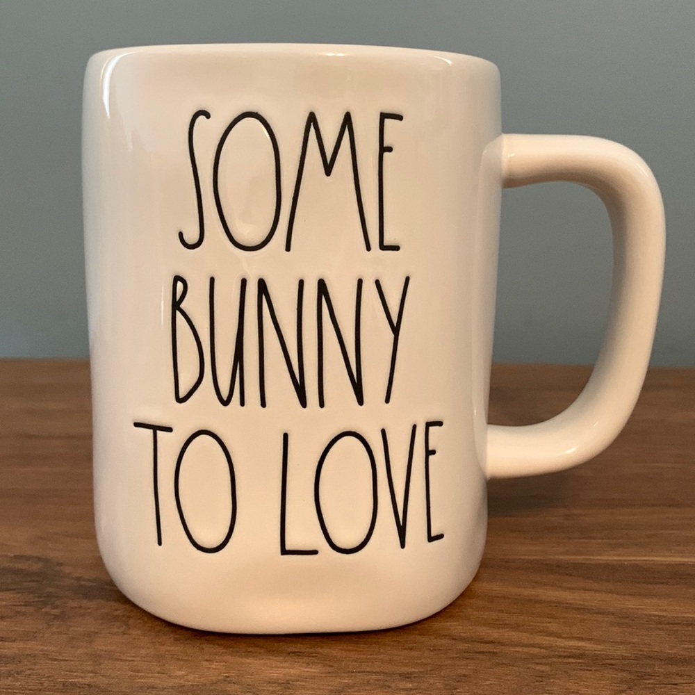 NEW! Rae Dunn “Some Bunny To Love” double-sided mug 🐰💖